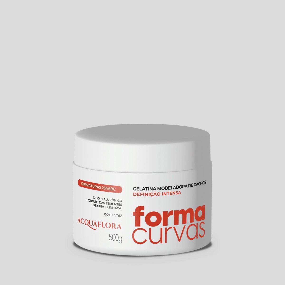 Acquaflora Forma Curvas - Gelatina Modeladora de Cachos Definicao Intensa 500g 500g 2