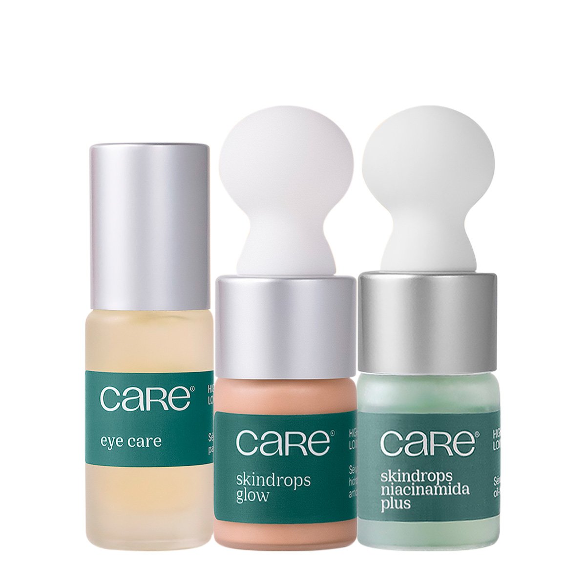 Care Natural Beauty Skindrops Glow Niacinamida e Eye Serum Mini (3 produtos)