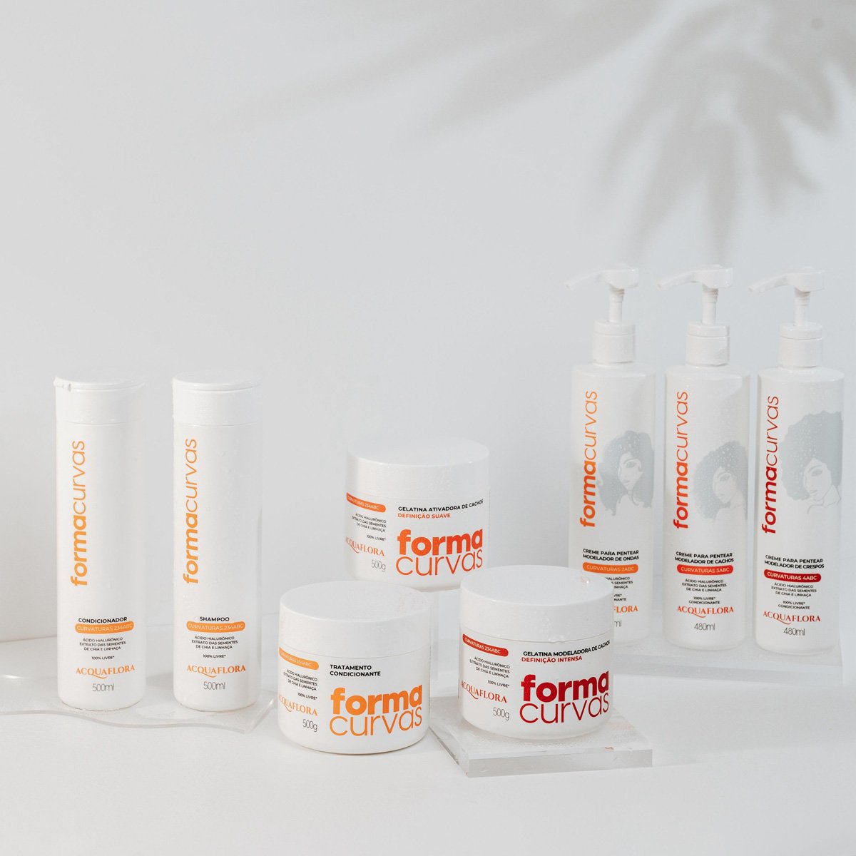 Kit Acquaflora Forma Curvas Duo e Creme de Pentear Crespos (3 produtos) ÚNICO 5