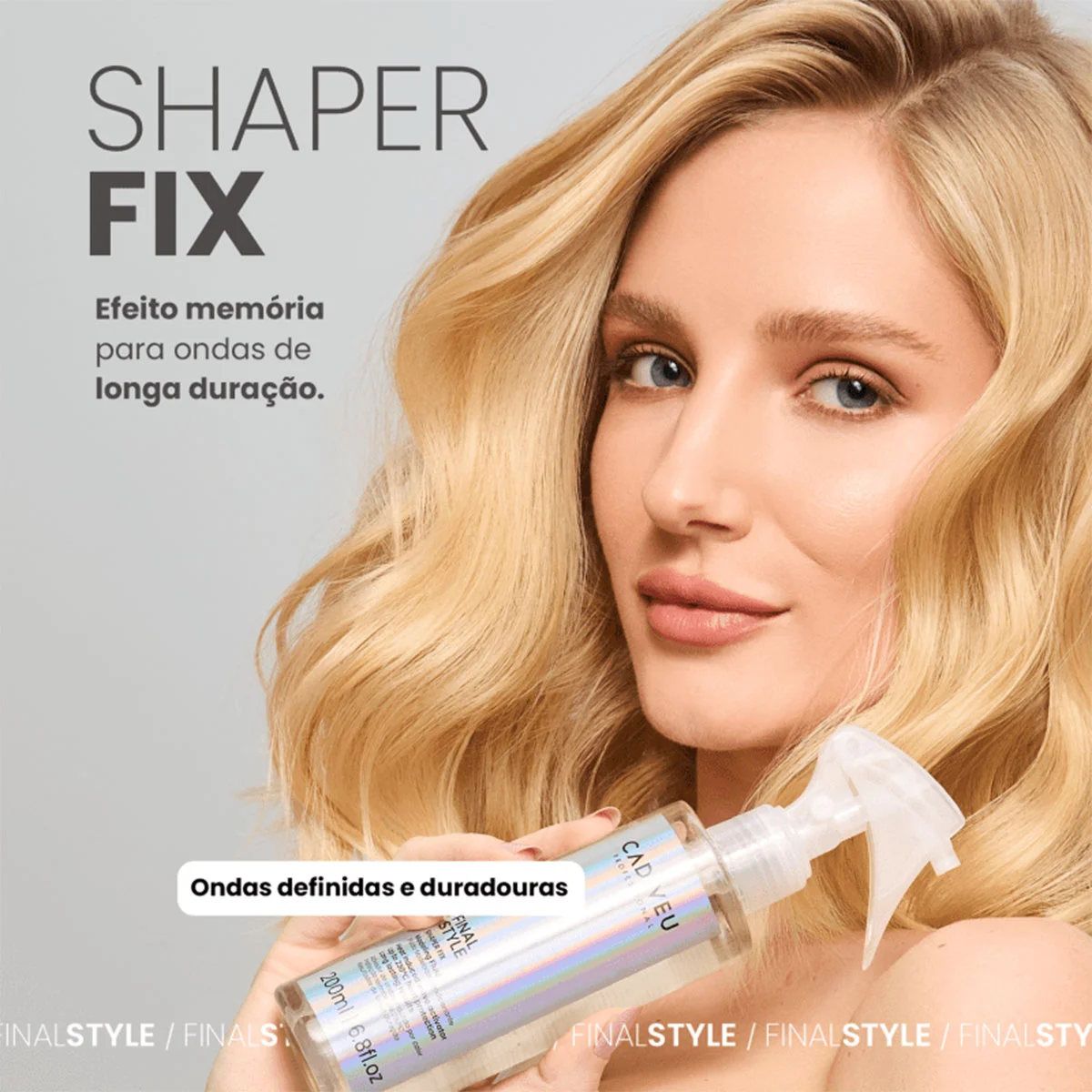 Cadiveu Professional Final Style Shaper Fix - Fluido Modelador Condicionante 200ml 200ml 3
