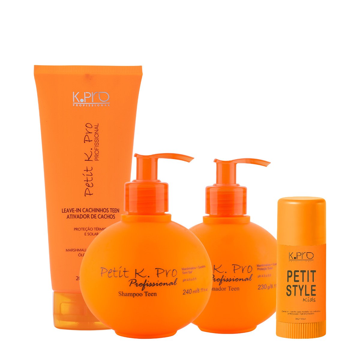 Kit K.Pro Profissional Petit Kids (4 produtos) ÚNICO 1