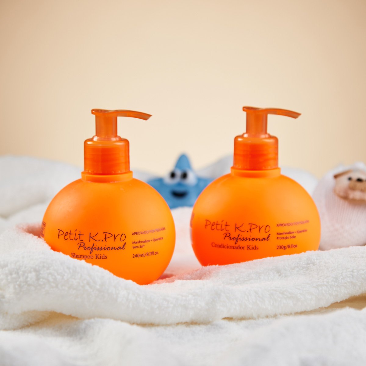 Kit K.Pro Profissional Petit Kids Shampoo Condicionador Leave-in Pomada Cera (5 produtos) ÚNICO 3