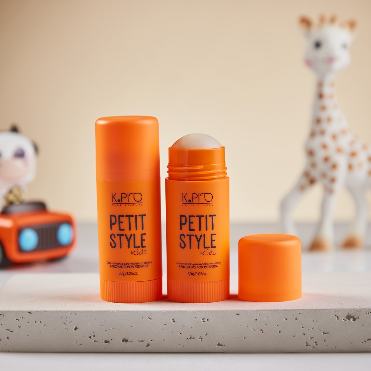 Kit K.Pro Profissional Petit Kids Shampoo Condicionador Leave-in Pomada Cera (5 produtos) ÚNICO 4