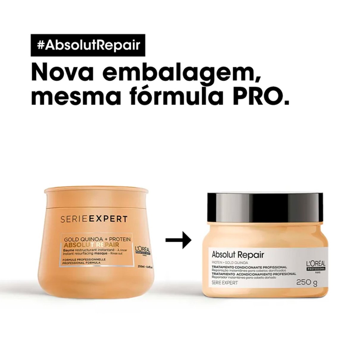 Kit LOreal Professionnel NutriOil Vitamino Color Absolut Repair Cronograma Capilar (3 produtos) ÚNICO 2