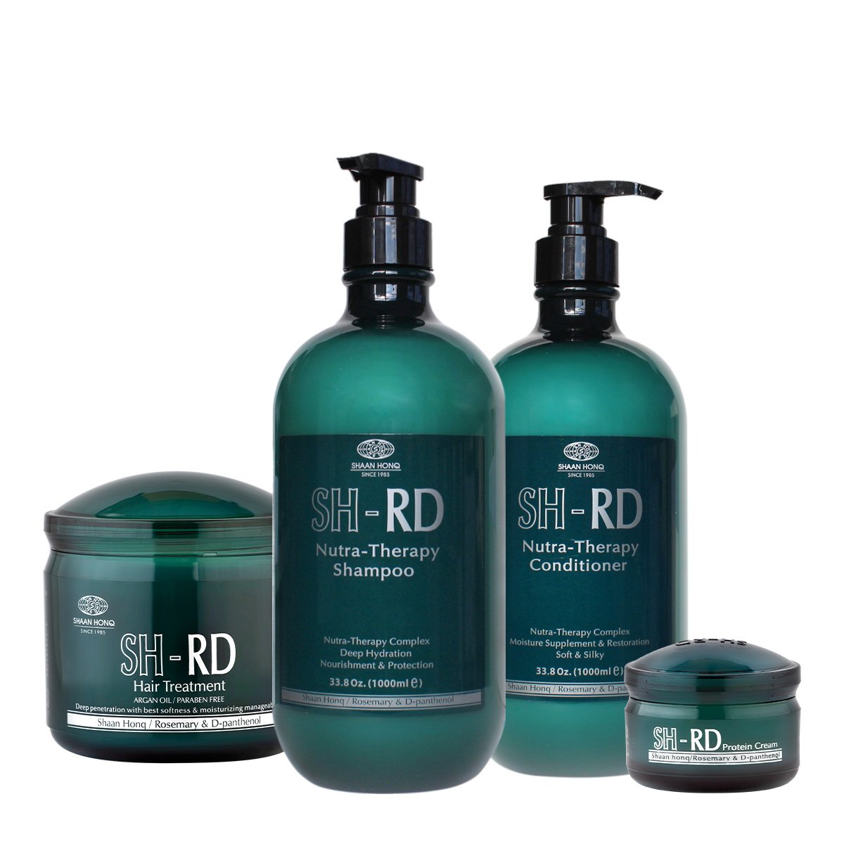 N.P.P.E SH-RD Nutra Therapy Shampoo Condicionador Mascara e Proteina M (4 produtos)