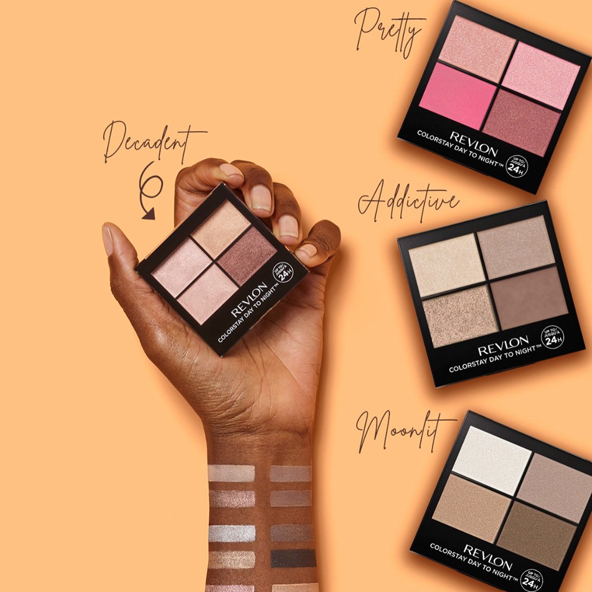 Revlon Colorstay Quad Addictive 500 - Paleta de Sombras 4,8g Multicores 3