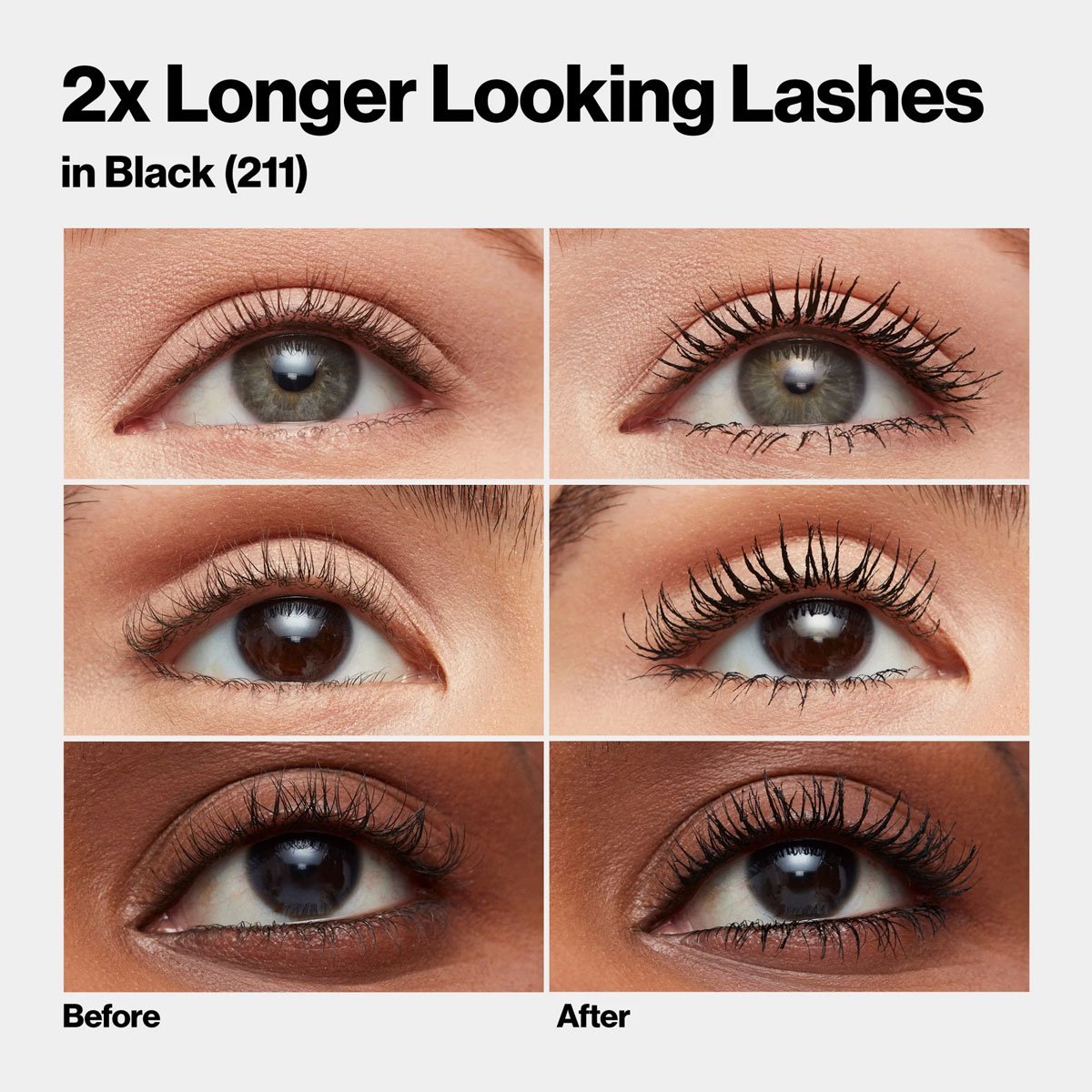 Revlon Colorstay Xtensionnaire Blackest Black 201 - Mascara de Cilios 8ml Black 3