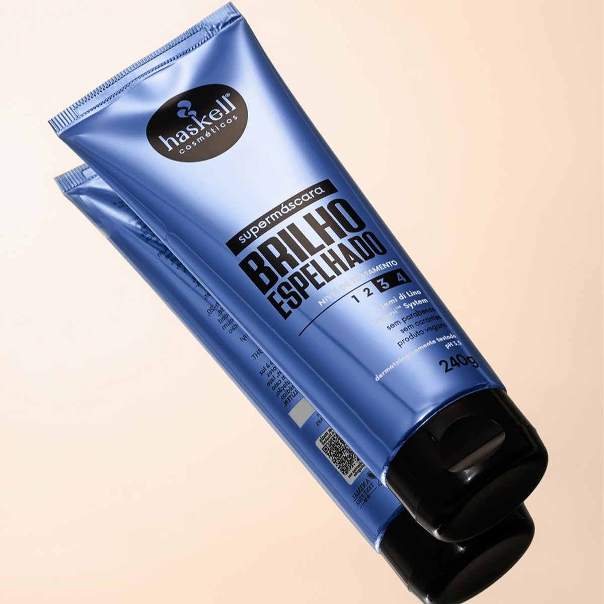 Kit Haskell Supermascara Brilho Espelhado Lamelar Oleo (2 produtos) ÚNICO 4