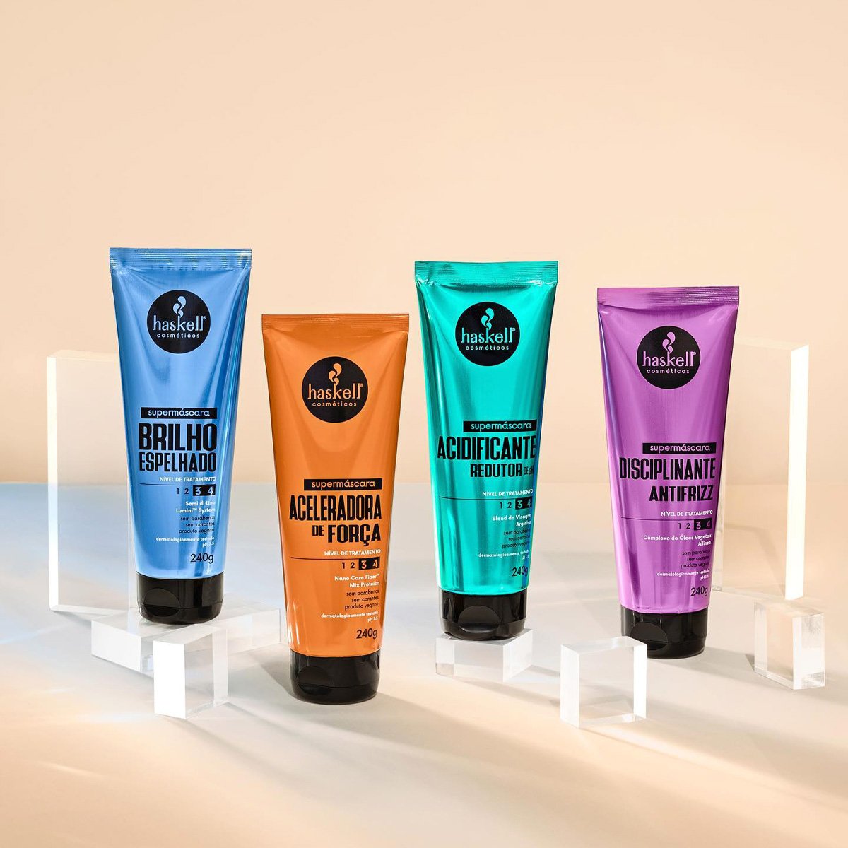 Kit Haskell Supermascara Brilho Espelhado Lamelar Oleo (2 produtos) ÚNICO 5