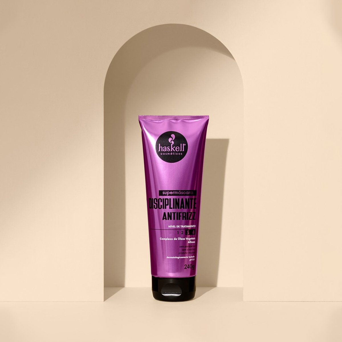 Kit Haskell Supermascara Disciplinante Antifrizz Lamelar Oleo (2 produtos) ÚNICO 4