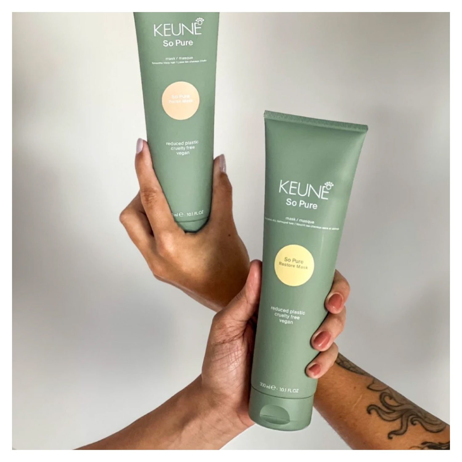 Kit Keune So Pure Polish Home Care Refil e Dispenser Frasco (4 produtos) ÚNICO 3