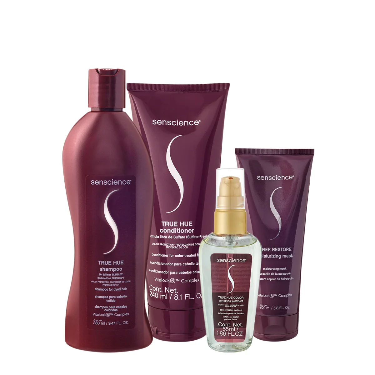 Kit Senscience True Hue Inner Restore Home Care Serum (4 produtos) ÚNICO 2
