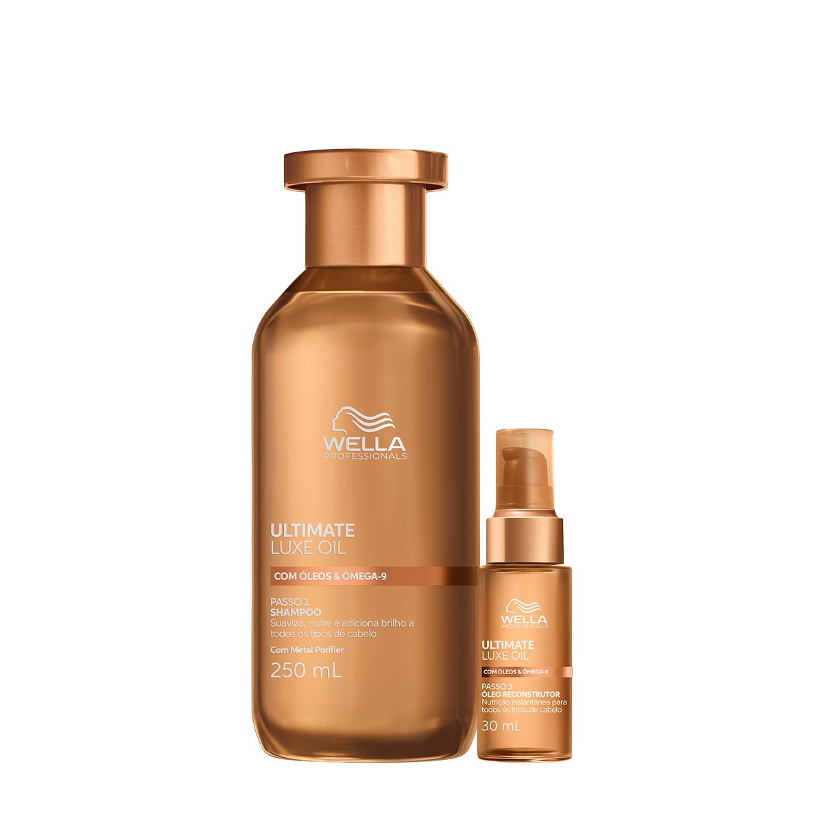 Kit Wella Professionals Ultimate Luxe Oil - Shampoo e Oleo (2 produtos)