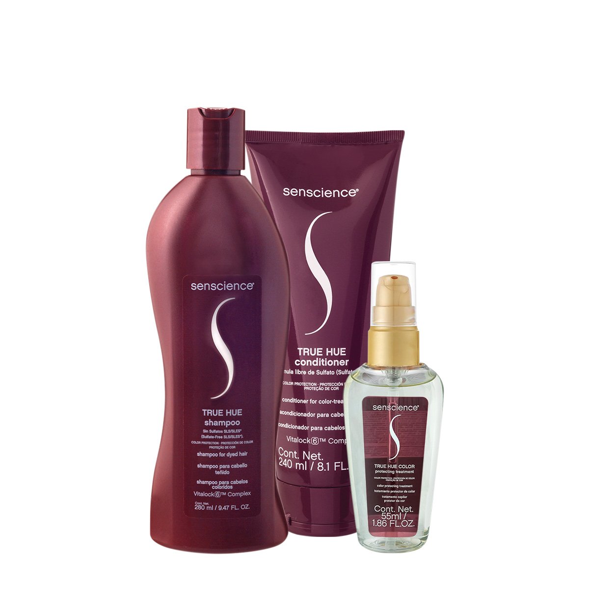 Kit Senscience True Hue Color Duo Oil (3 produtos) ÚNICO 1
