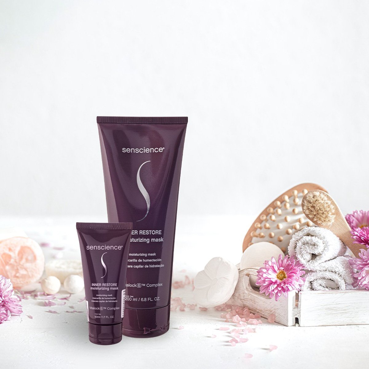 Kit Senscience True Hue Moisture Silk Inner Home Care Oil (4 produtos) ÚNICO 4