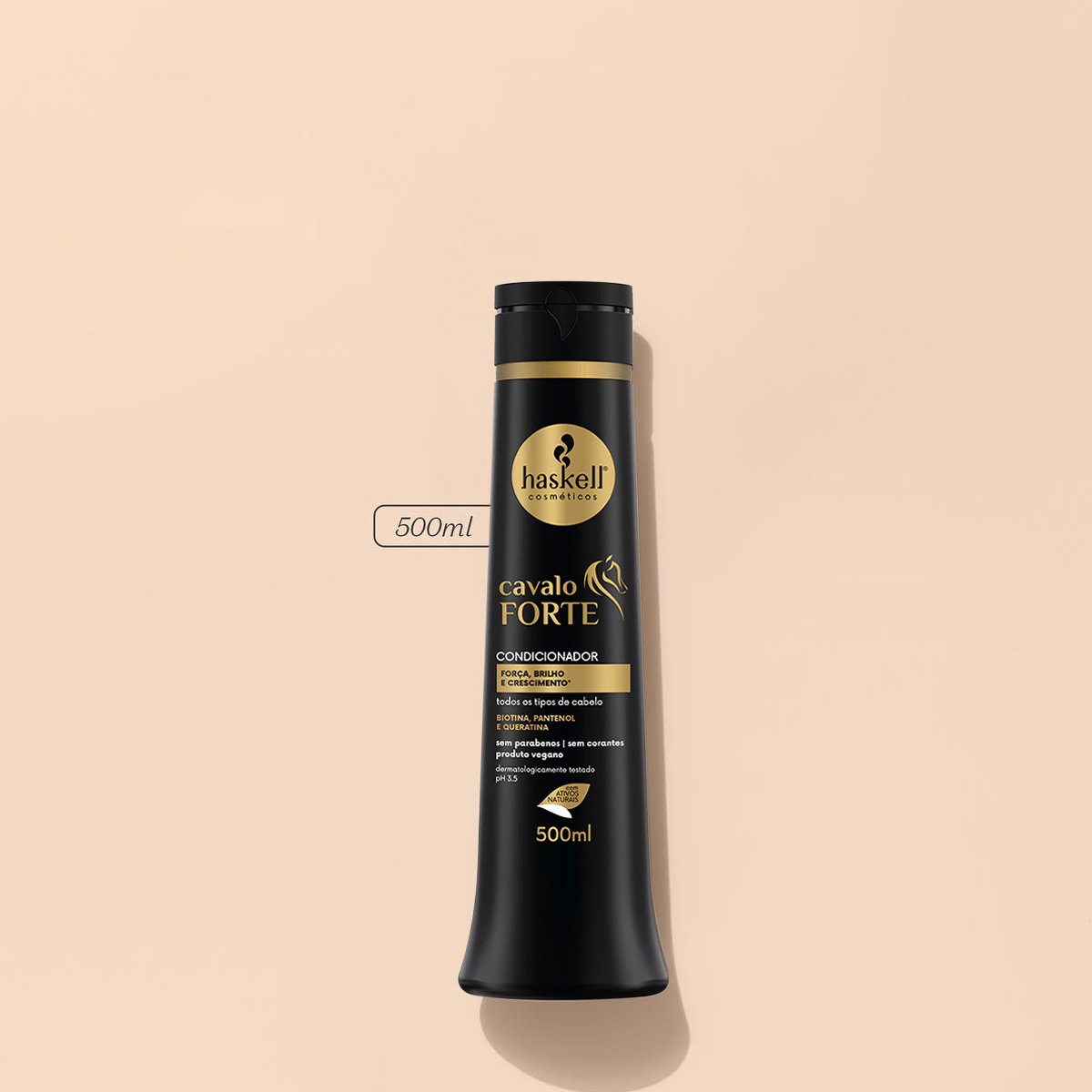 Kit Haskell Cavalo Forte Condicionador Shampoo e Tonico (3 produtos) ÚNICO 3