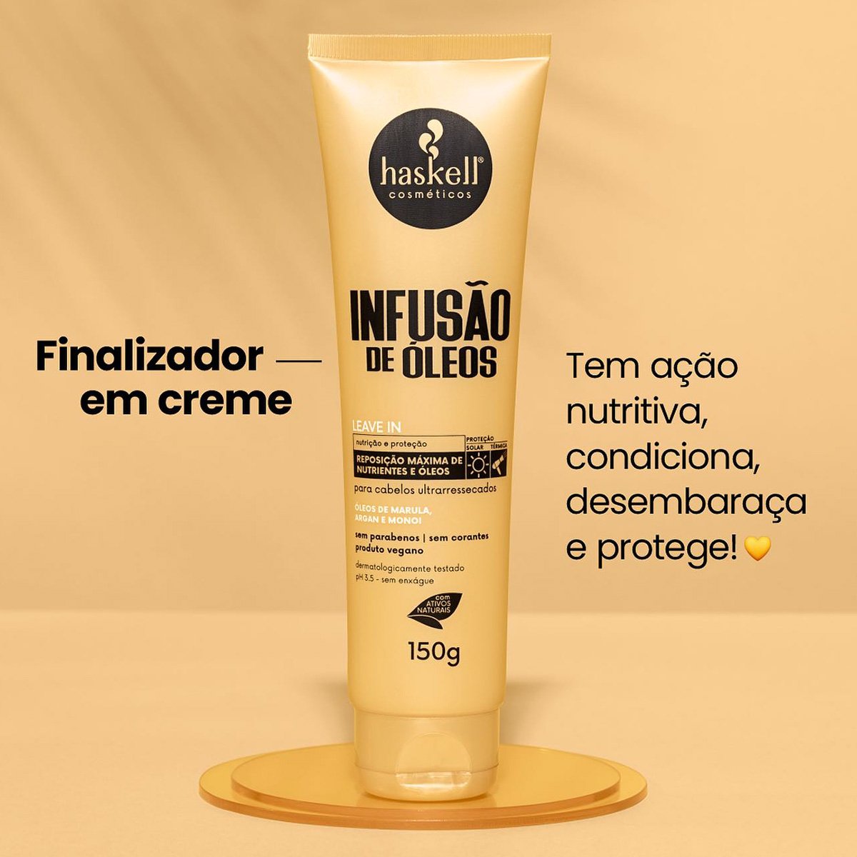 Haskell Infusao de Oleos  Leave-in Capilar 150g 150g 2