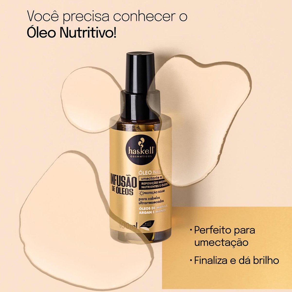 Haskell Infusao de Oleos - Oleo Capilar 100ml 100ml 4