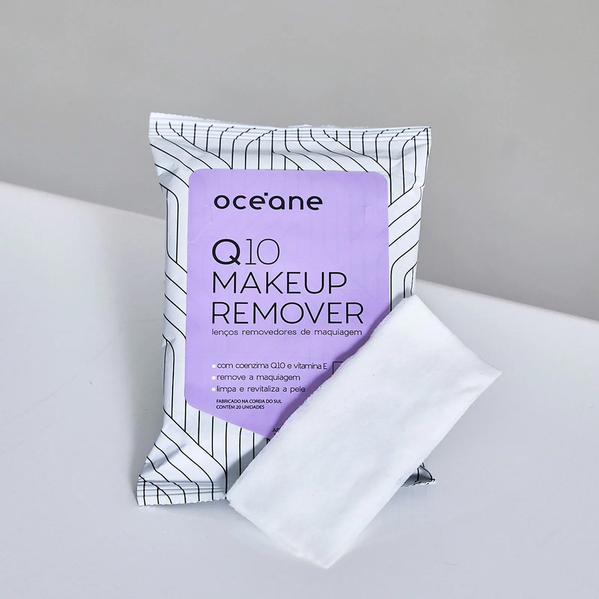 Kit Oceane Q10 Makeup Lenco Demaquilantee e Face Palette Multifuncional (2 produtos) ÚNICO 2