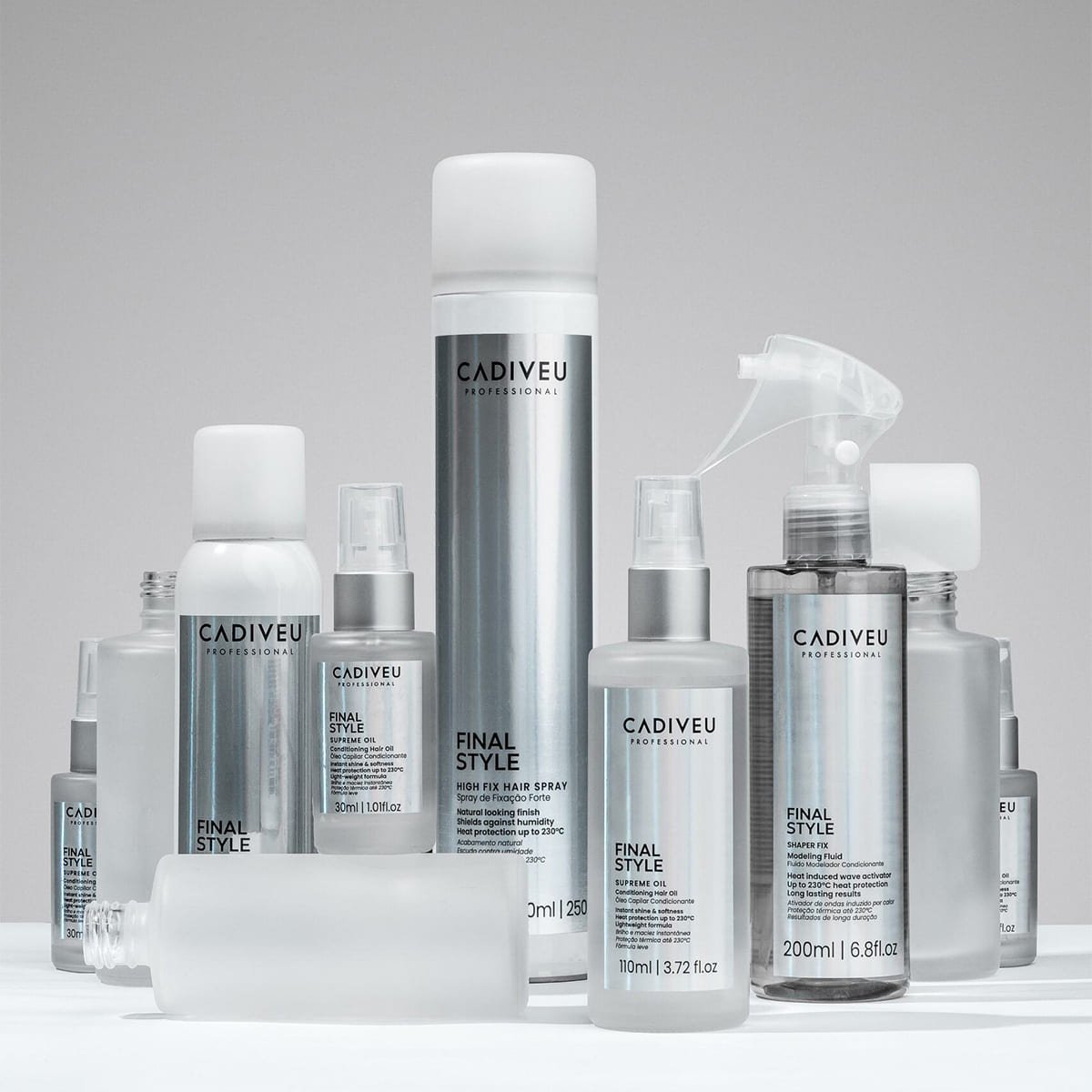 Kit Cadiveu Professional Final Style Supreme Oleo Fluido e Spray Fixador (3 produtos) ÚNICO 5