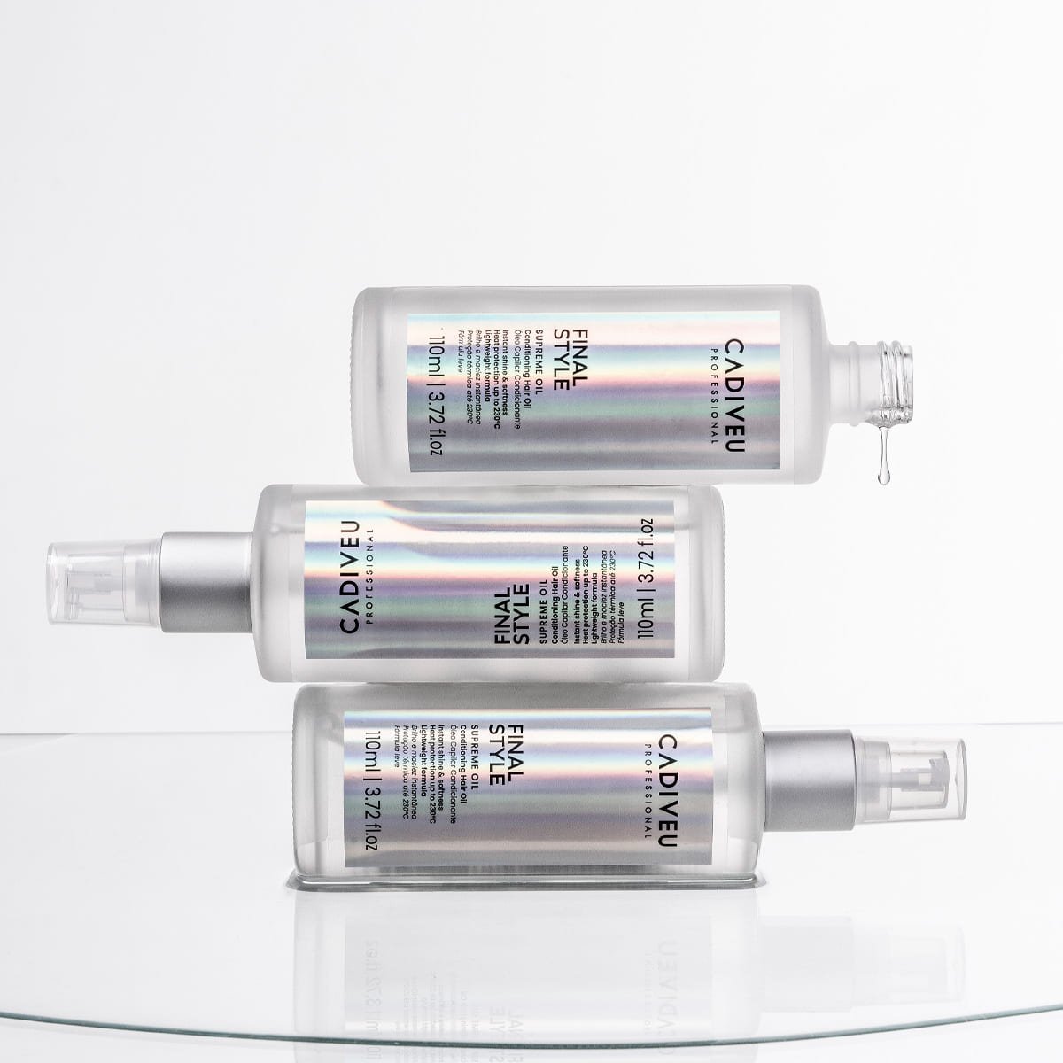 Kit Cadiveu Professional Final Style Supreme Oleo G Fluido e Spray Brilho (3 produtos) ÚNICO 4