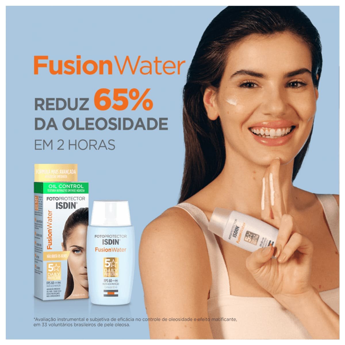 Kit ISDIN Brush Mineral Fotoprotector Fusion Water Protetor Solar (2 produtos) ÚNICO 4