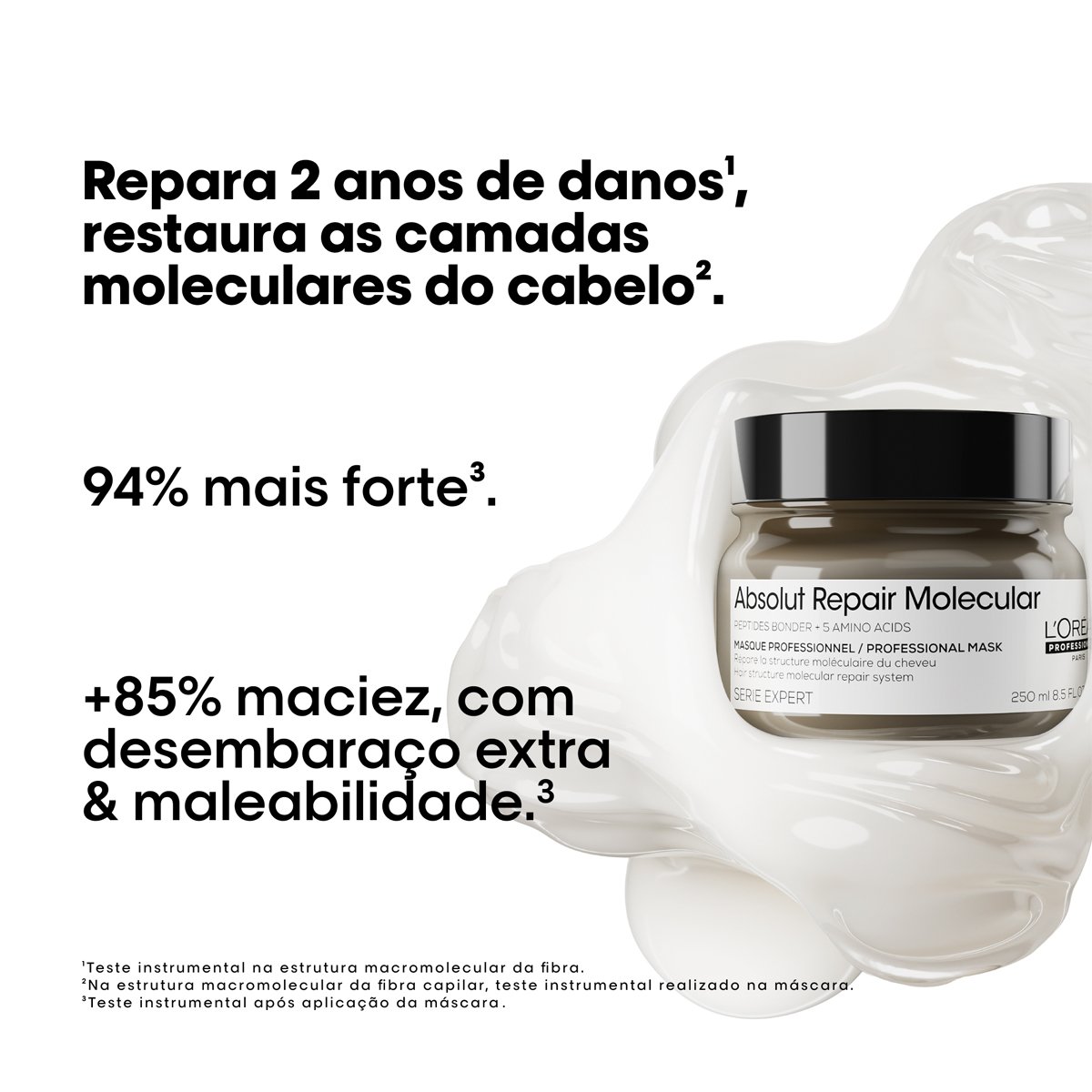 LOreal Professionnel Absolut Repair Molecular - Mascara Capilar 250g 250g 3