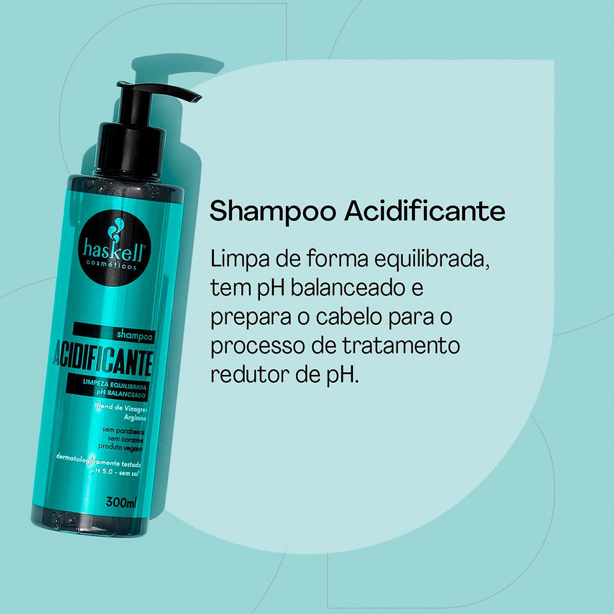 Kit Haskell Acidificante Shampoo+Supermascara+Fluido Reconstrutor (3 produtos) ÚNICO 4
