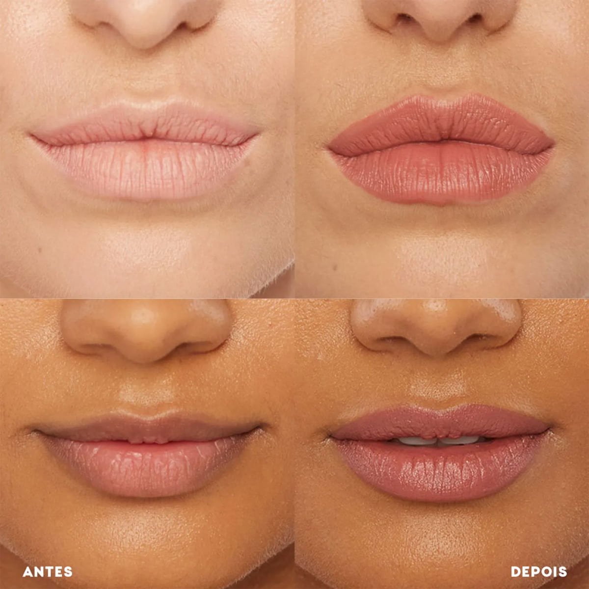 Kit Oceane Edition Batom Nude Pink  Lapis Labial Beige Brown Nude Pink + Beige Brown 5