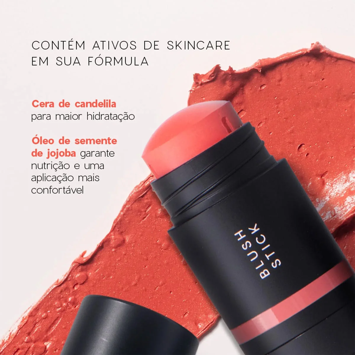 Kit Oceane Edition Mini Blush Coral Stick Contorno Marrom Medio e Mini Drop (3 produtos) ÚNICO 2