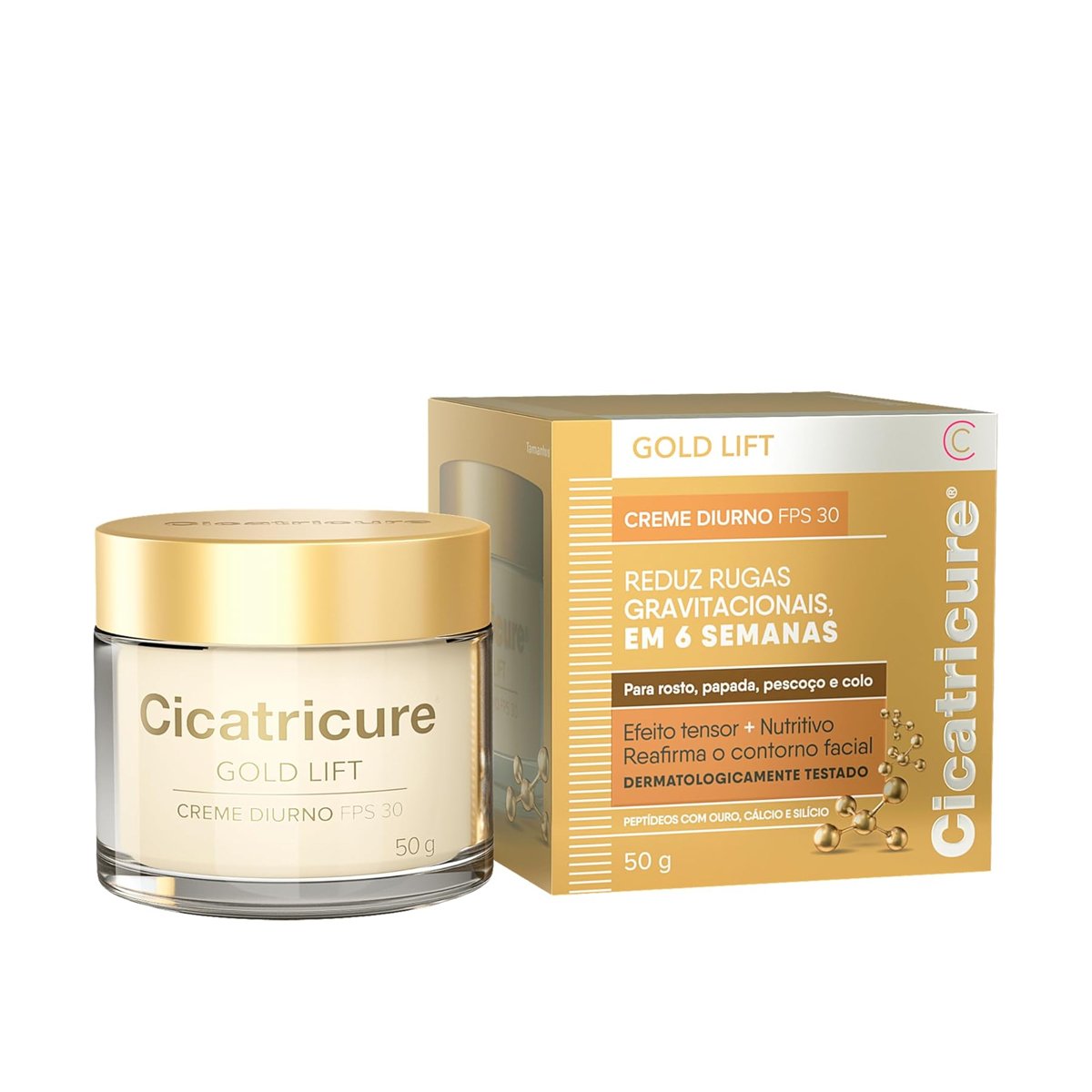 Kit Cicatricure Porcelana 3 em 1 Gold Lift Diurno Gel Creme (2 produtos) ÚNICO 2