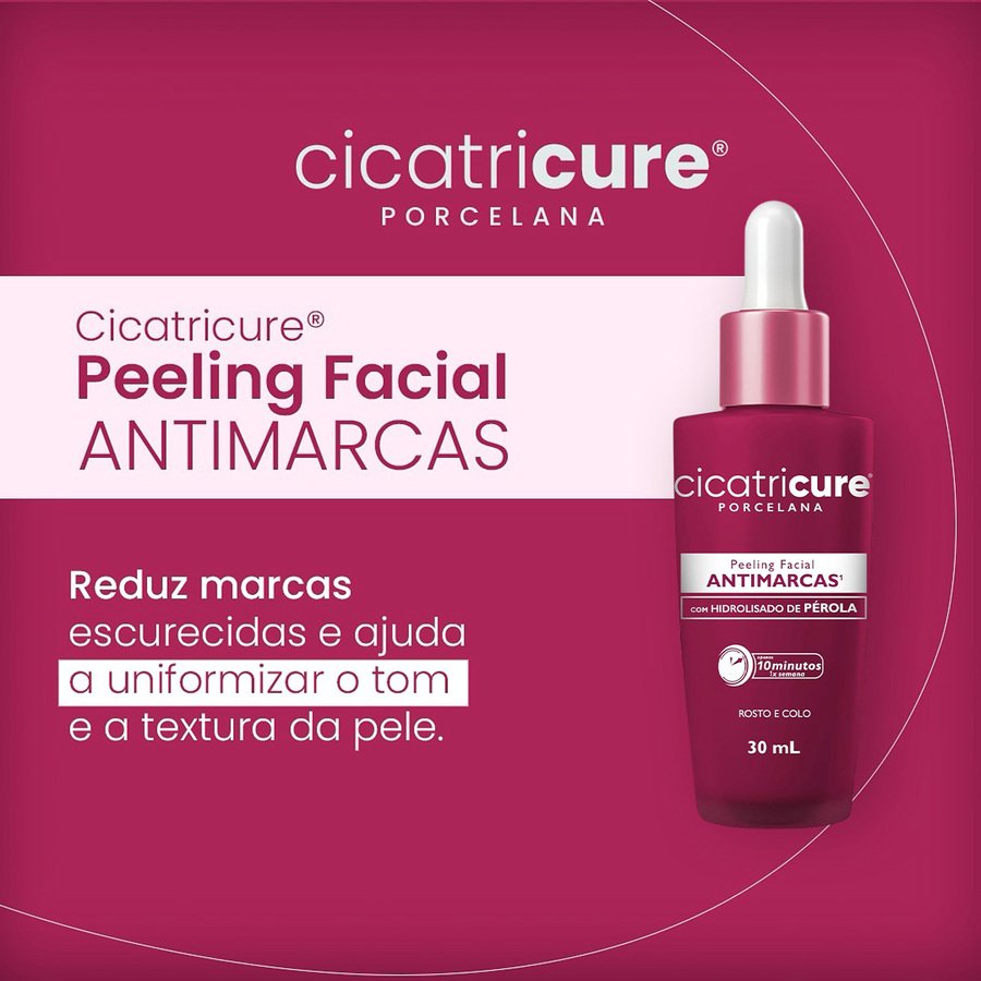 Kit Cicatricure Porcelana Peeling Eye Cream for Face Serum Creme (2 produtos) ÚNICO 5