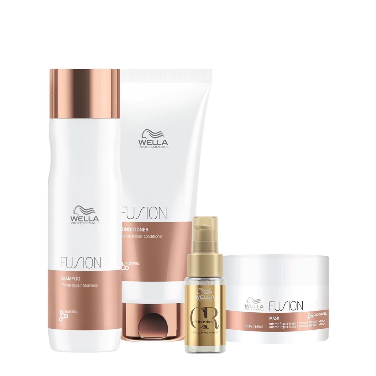 Kit Wella Professionals Fusion Reflections Home Care Oil 30 (4 produtos) ÚNICO 1