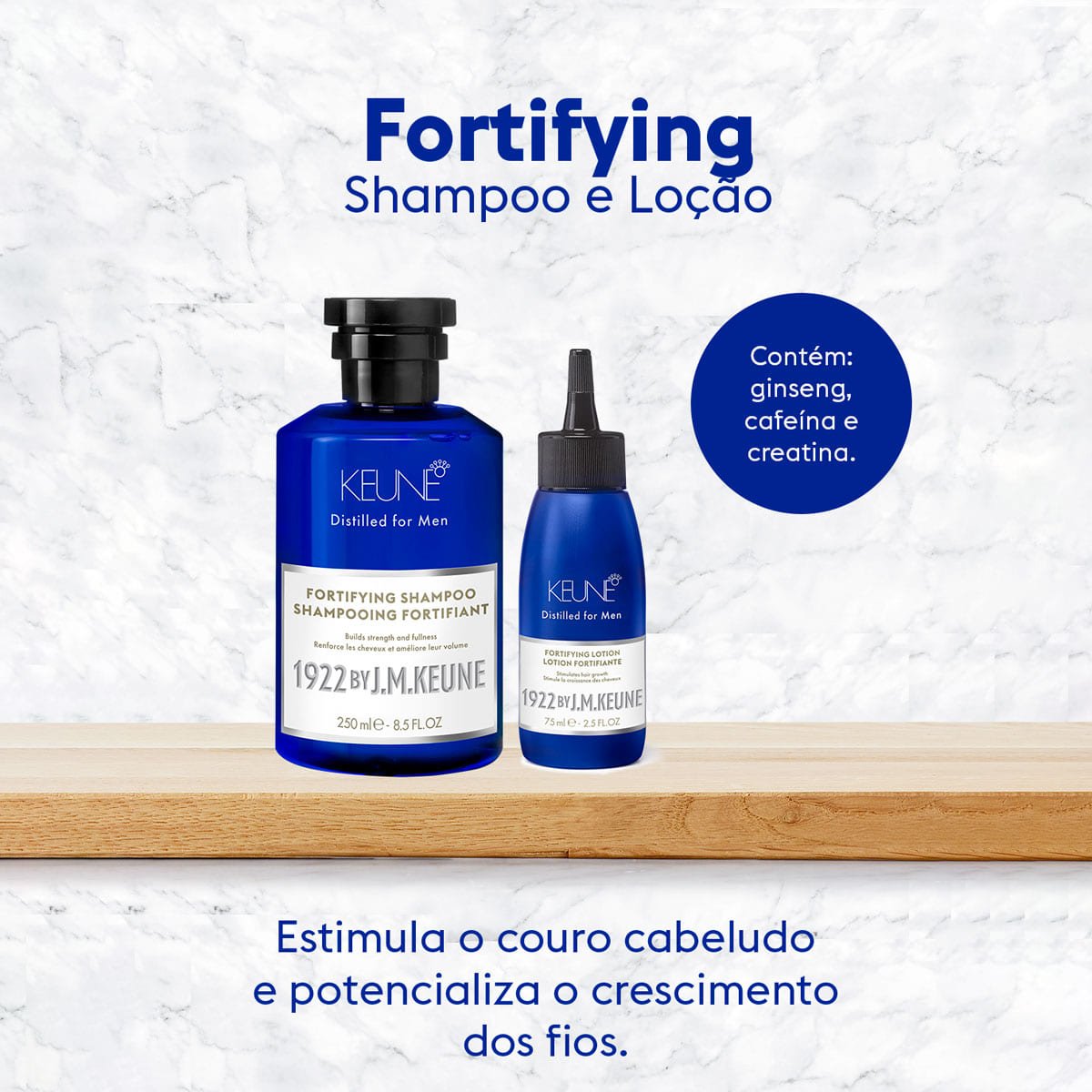 Keune 1922 by J.M. Fortifying Lotion - Locao Capilar Antiqueda 75ml 75ml 4