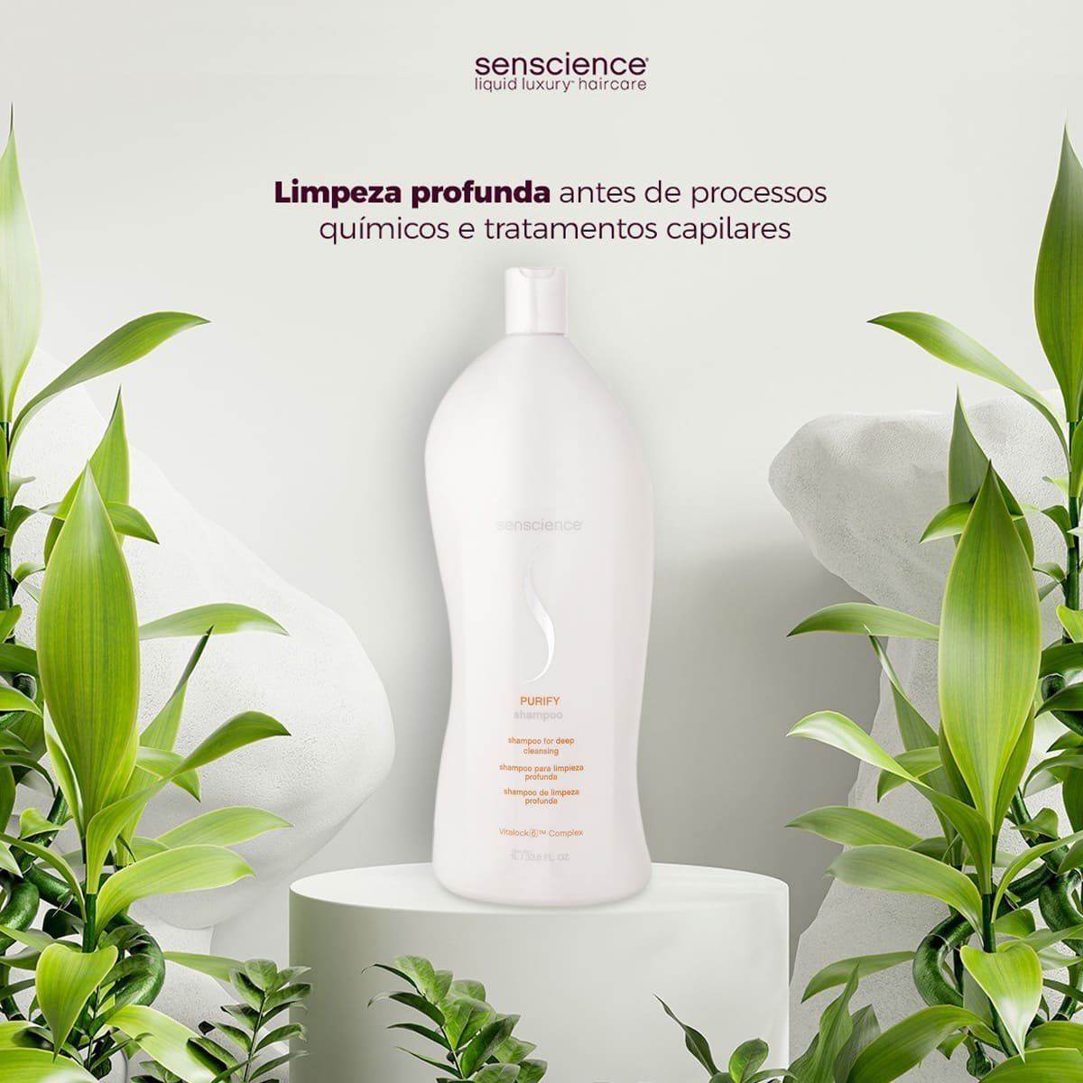 Kit Senscience Purify Shampoo 1L Inner Restore Mascara e True Hue Oleo (3 produtos) ÚNICO 2