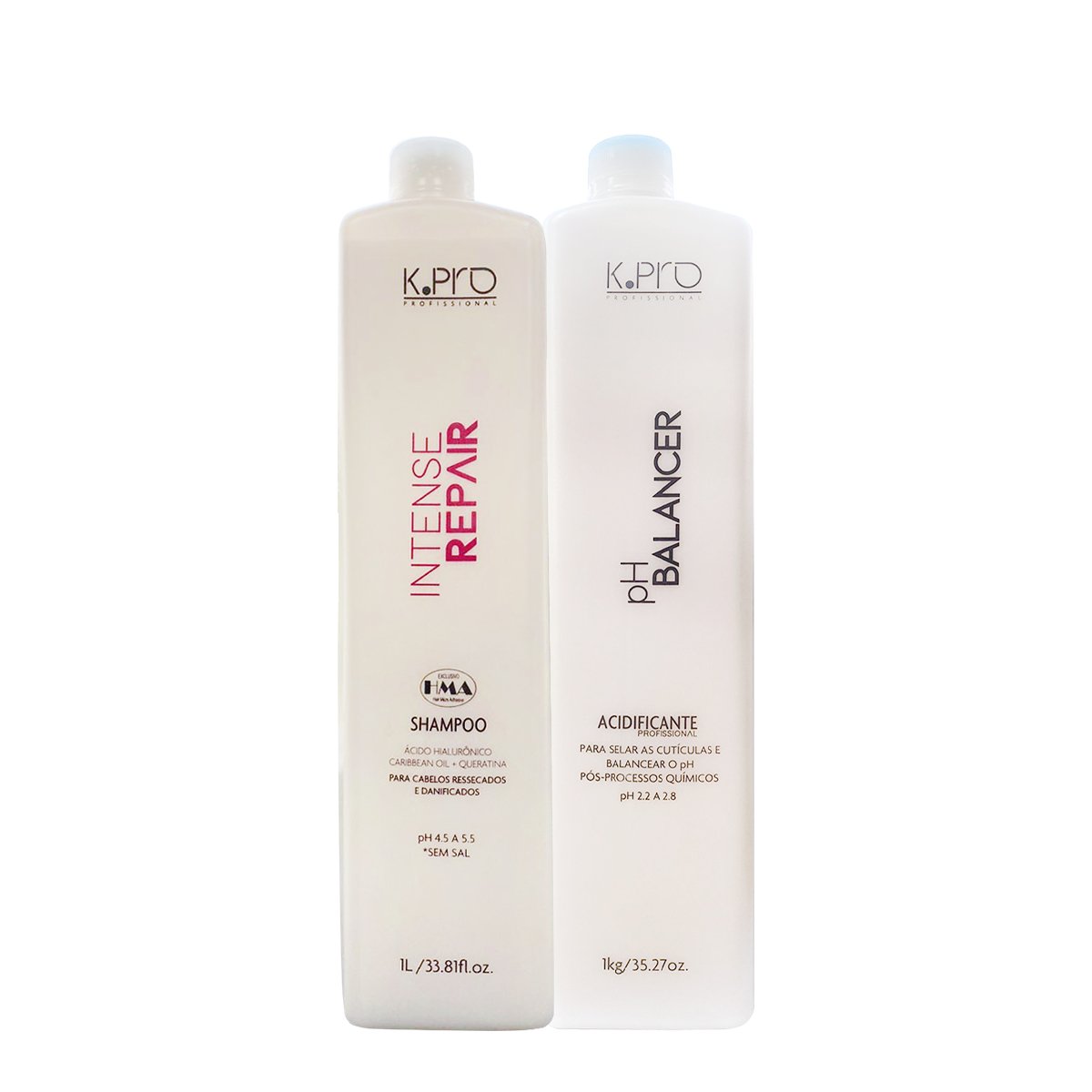 Kit K.Pro Professional Intense Repair Shampoo e Acidificante (2 produtos) ÚNICO 1