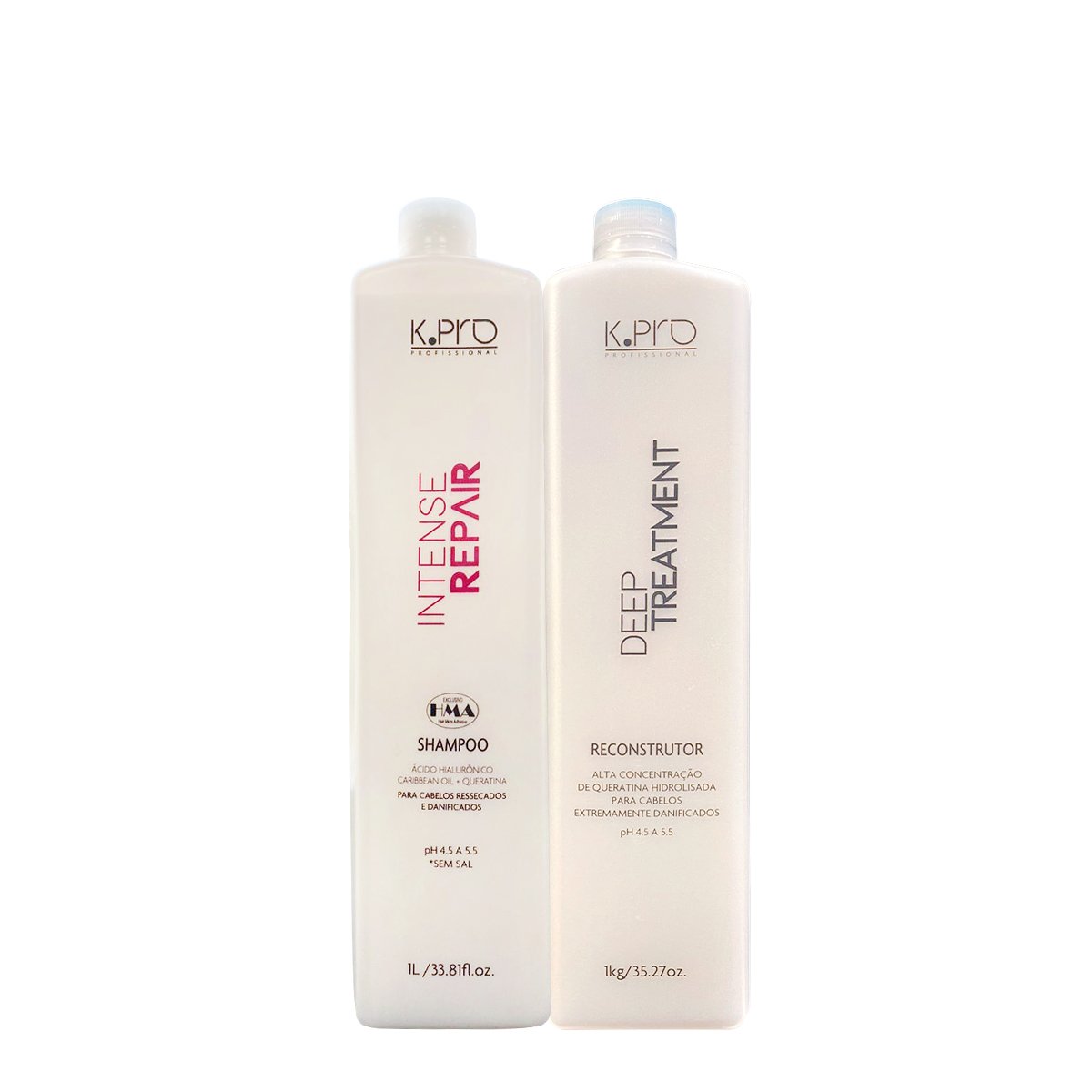 Kit K.Pro Professional Intense Repair Shampoo e Tratamento Reconstrutor (2 produtos)