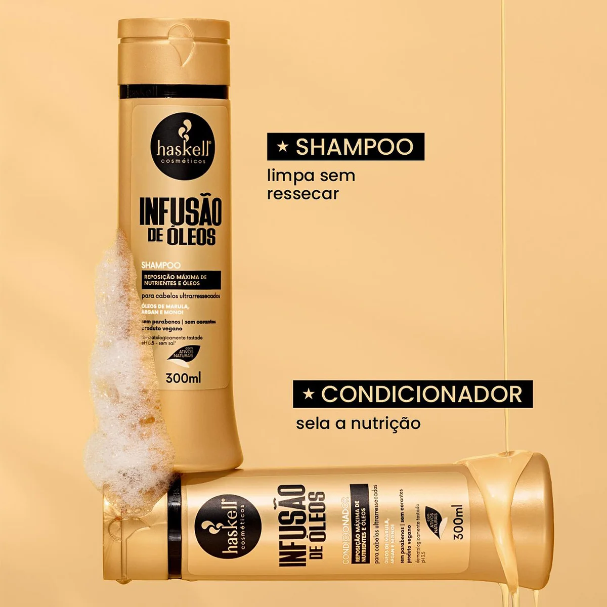 Kit Haskell Infusao de Oleos Duo Home Care G (2 produtos) ÚNICO 5