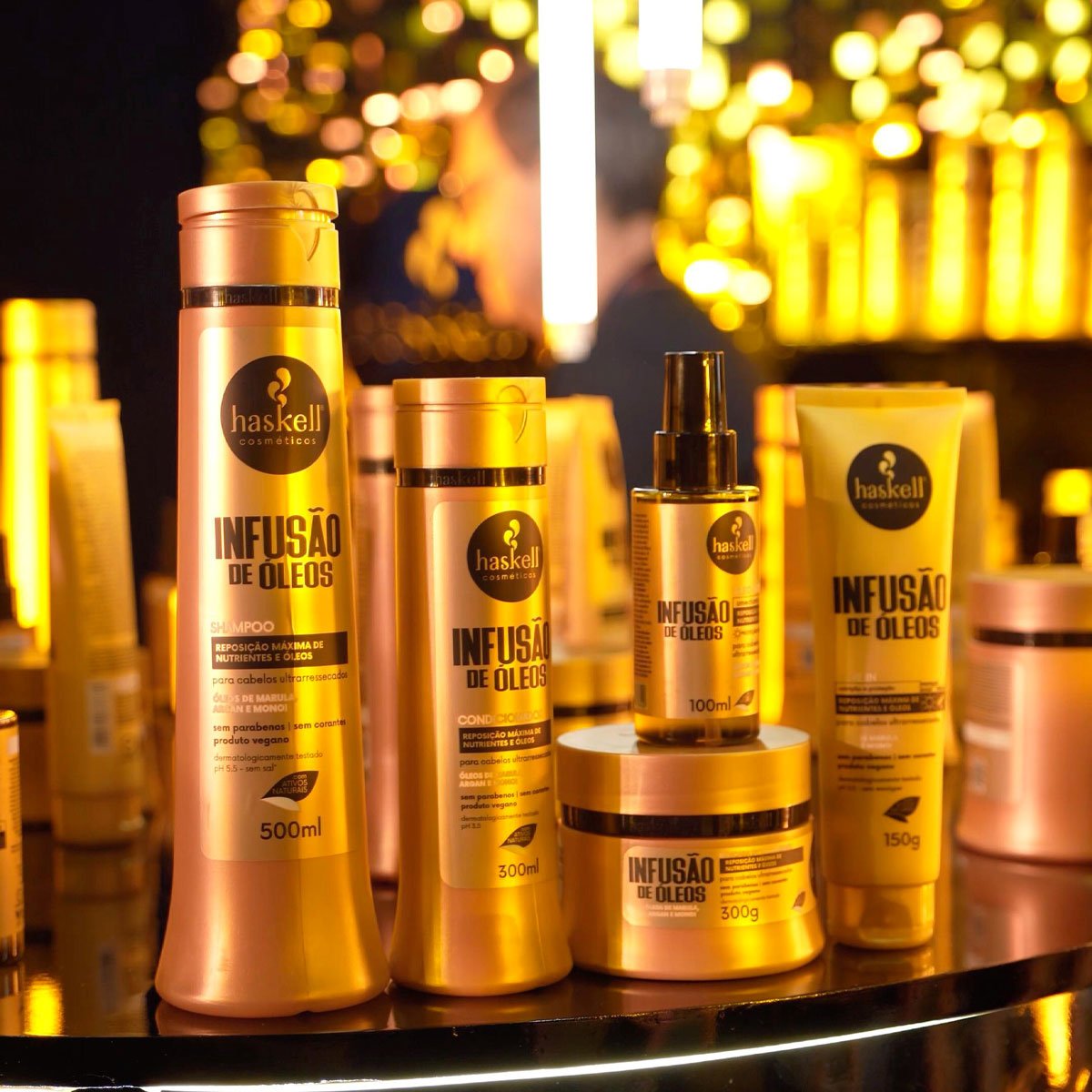 Kit Haskell Infusao de Oleos Shampoo e Mascara G (2 produtos) ÚNICO 2