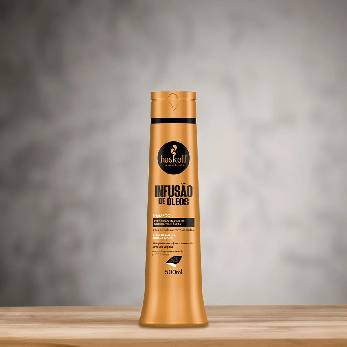 Kit Haskell Infusao de Oleos Shampoo e Mascara G (2 produtos) ÚNICO 3