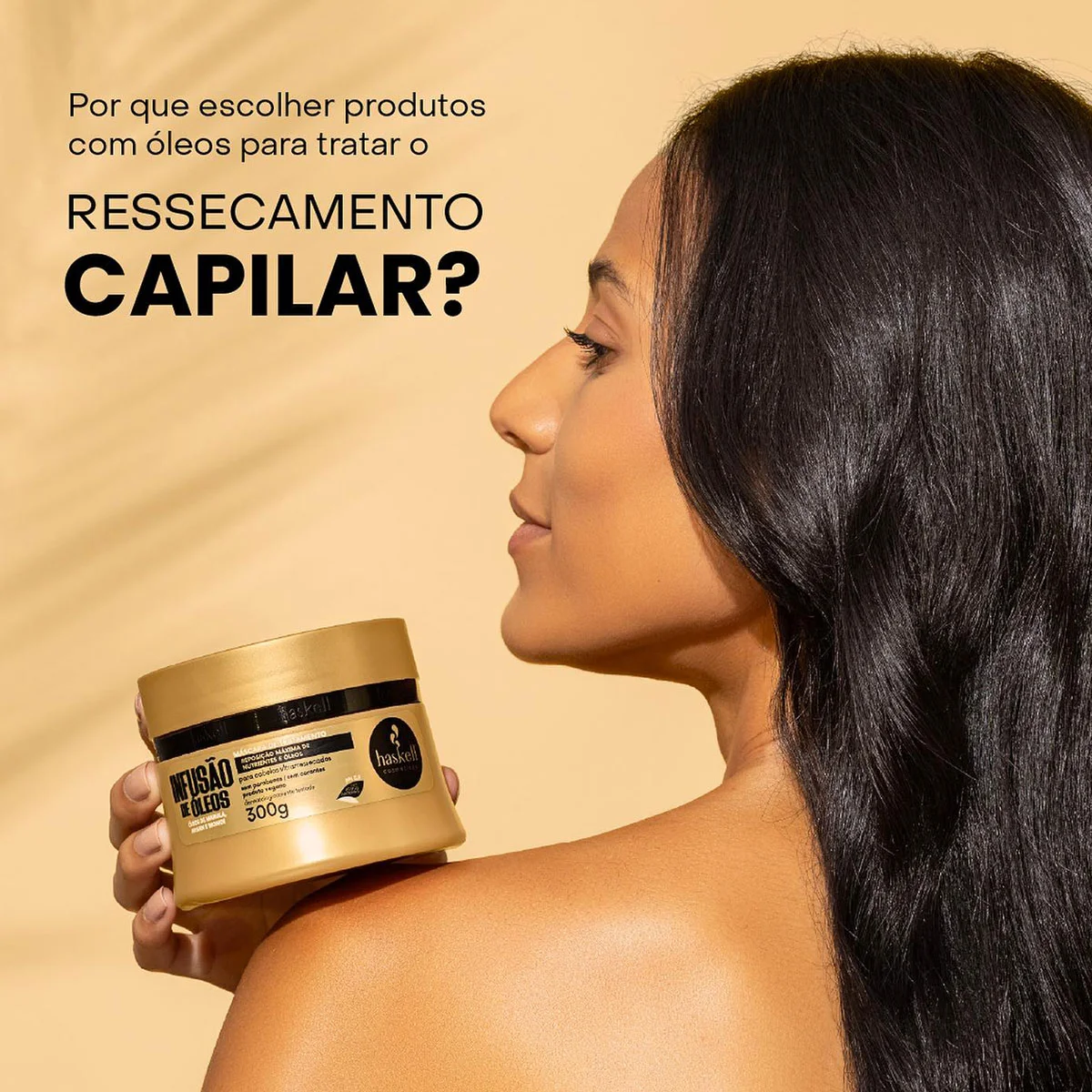 Kit Haskell Infusao de Oleos Shampoo e Mascara G (2 produtos) ÚNICO 4