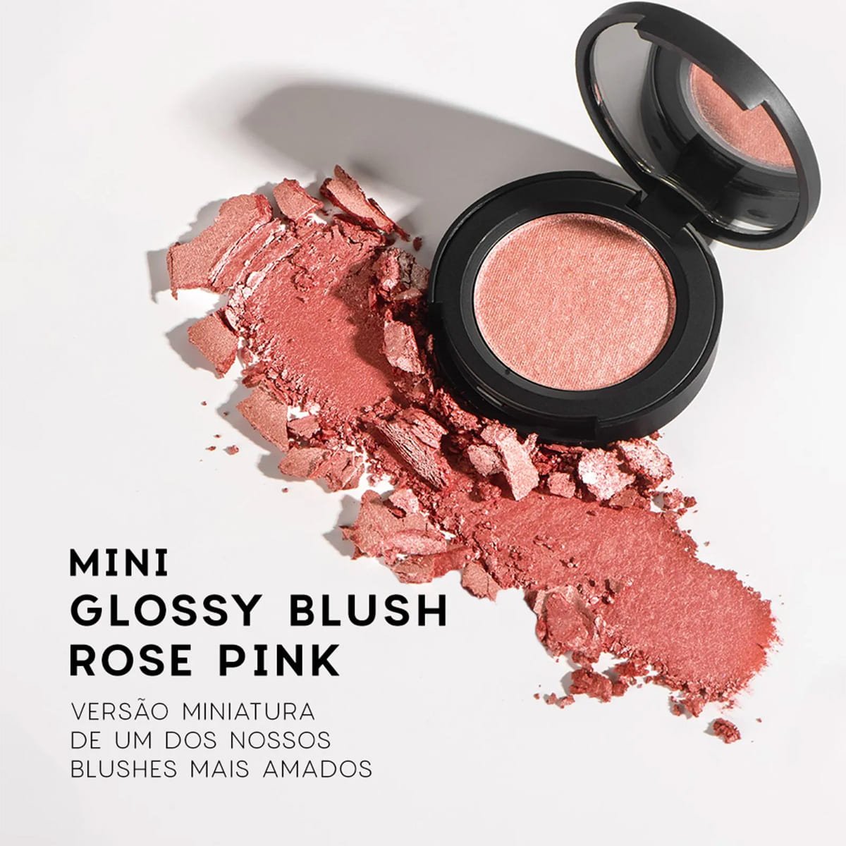 Kit Oceane Edition Mini Blush Glossy Rose Pink Contorno Marrom Medio e Lip Oil Punch (3 produtos) ÚNICO 3