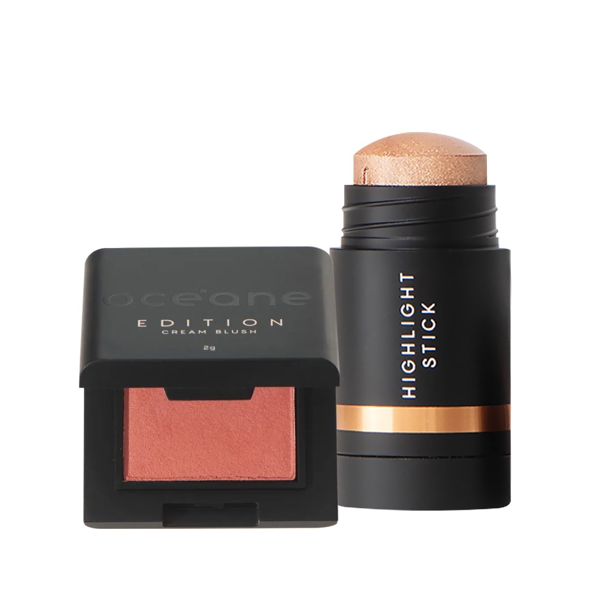Kit Oceane Edition Mini Blush Caramel e Iluminador Bronze (2 produtos) ÚNICO 1