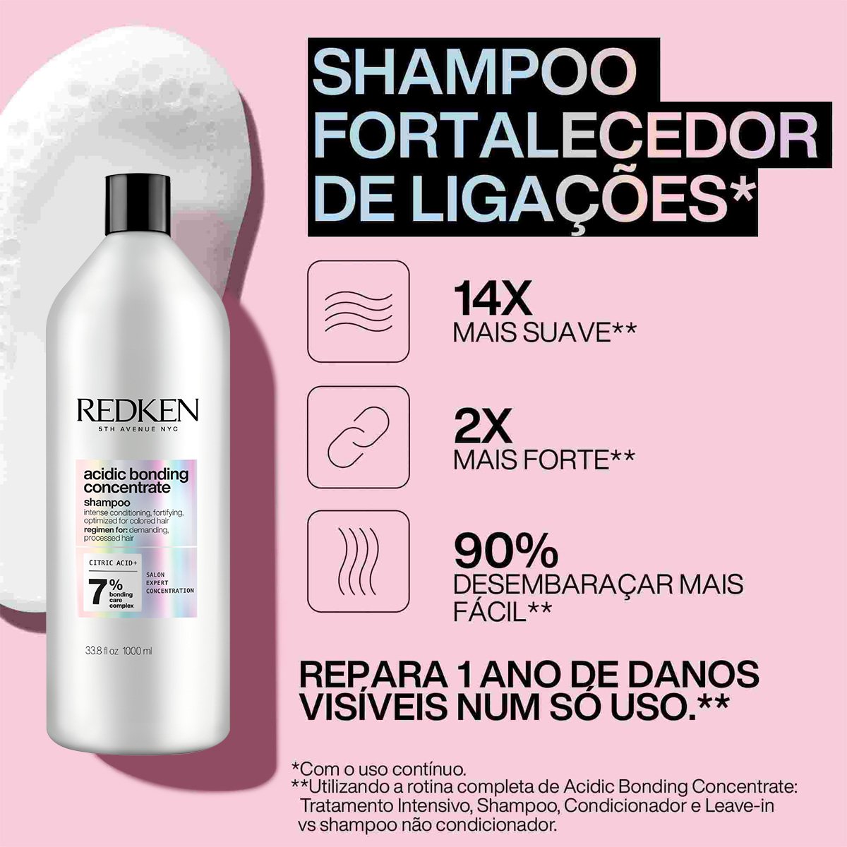 Redken Acidic Bonding Concentrate - Shampoo 1L 1L 3