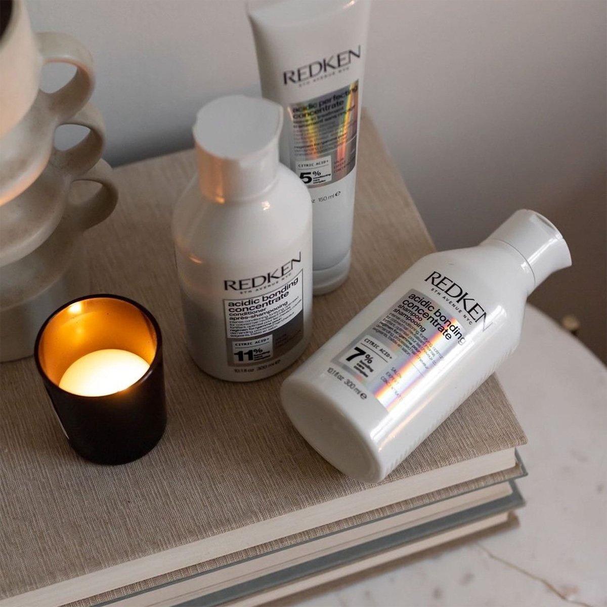 Kit Redken Acidic Bonding Concentrate Shampoo 300 Extra (2 unidades) ÚNICO 3