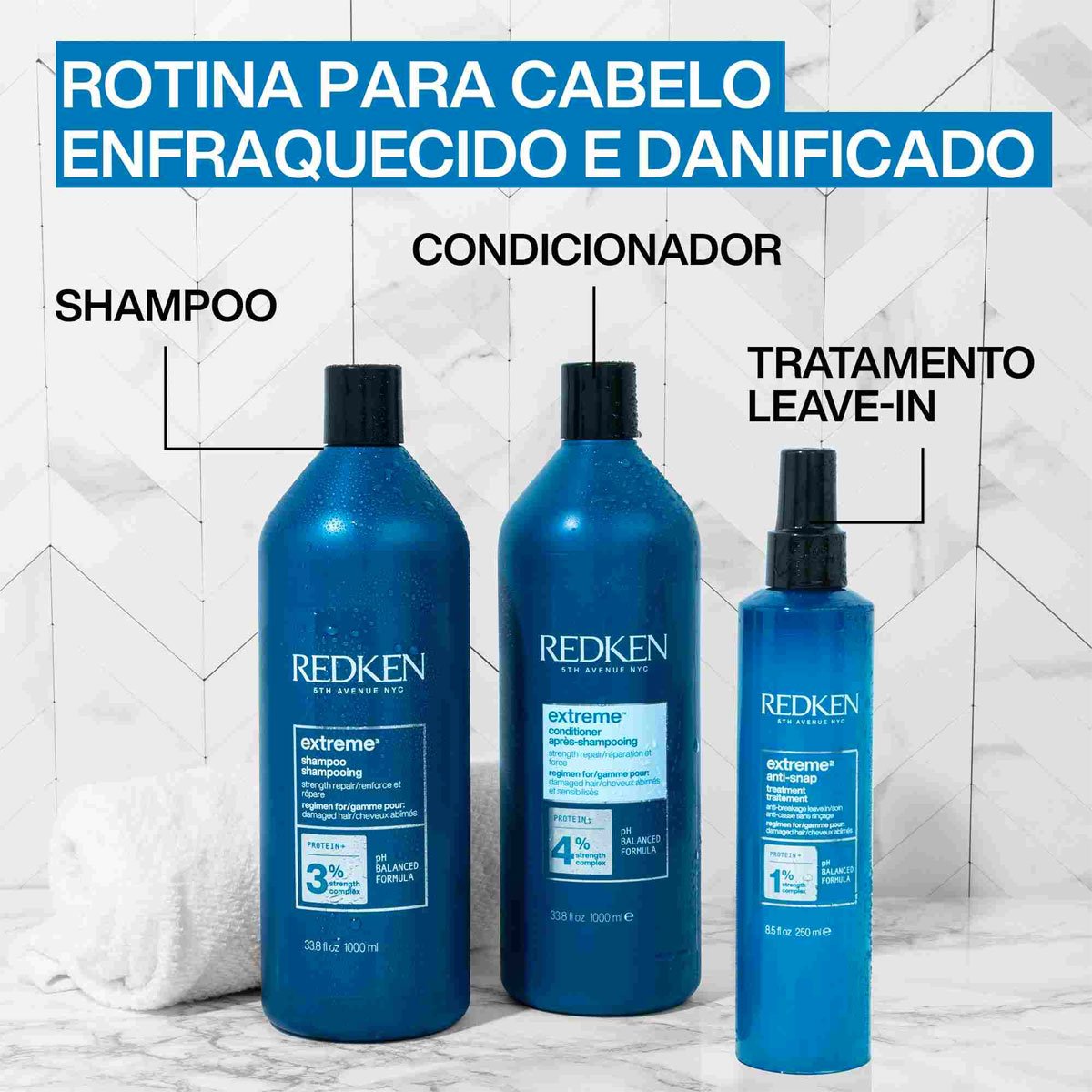 Kit Redken Extreme Salon (2 produtos) ÚNICO 4