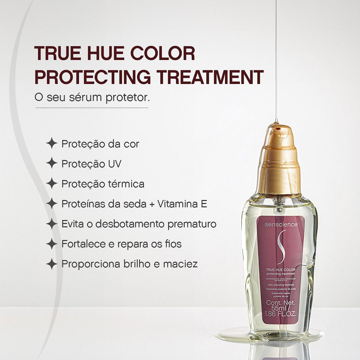 Kit Senscience Inner Restore Mascara True Hue Oleo e Detangler Leave-in (3 produtos) ÚNICO 2
