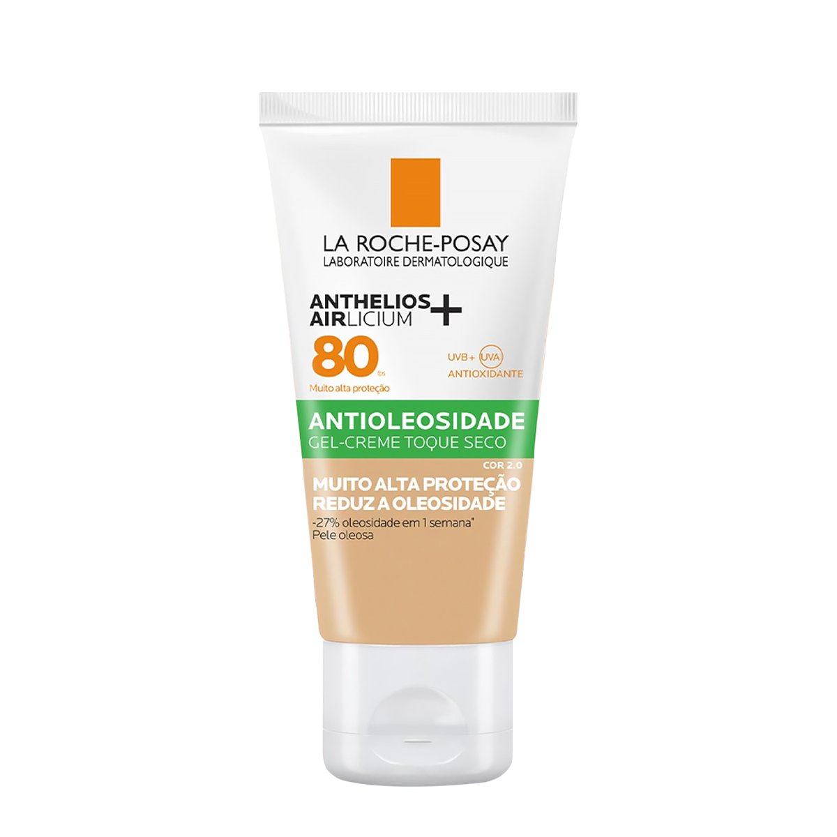 La Roche-Posay Anthelios Airlicium FPS80 Cor 2.0 - Protetor Solar com Cor 40g Cor 2.0 1