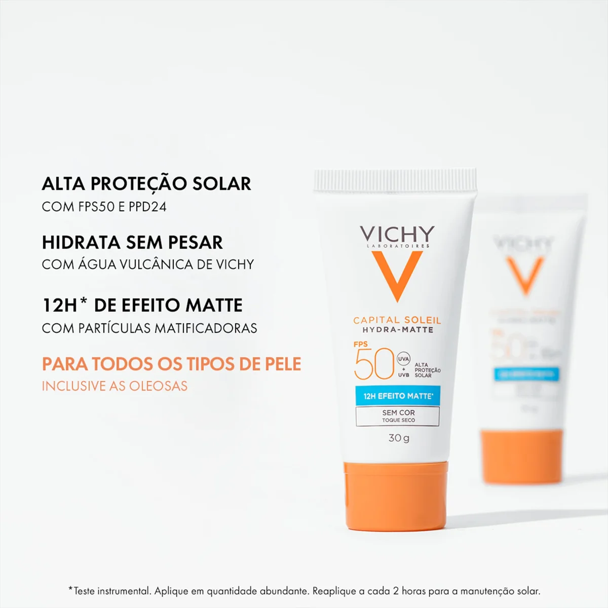 Vichy Capital Soleil Hydra-Matte FPS50 - Protetor Solar Facial 30ml 30ml 2