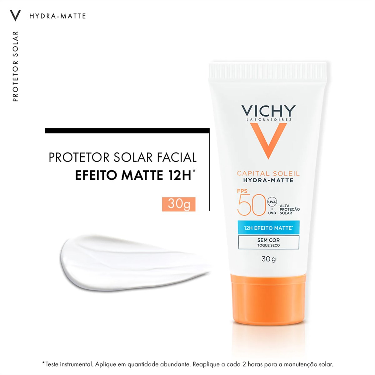 Vichy Capital Soleil Hydra-Matte FPS50 - Protetor Solar Facial 30ml 30ml 4